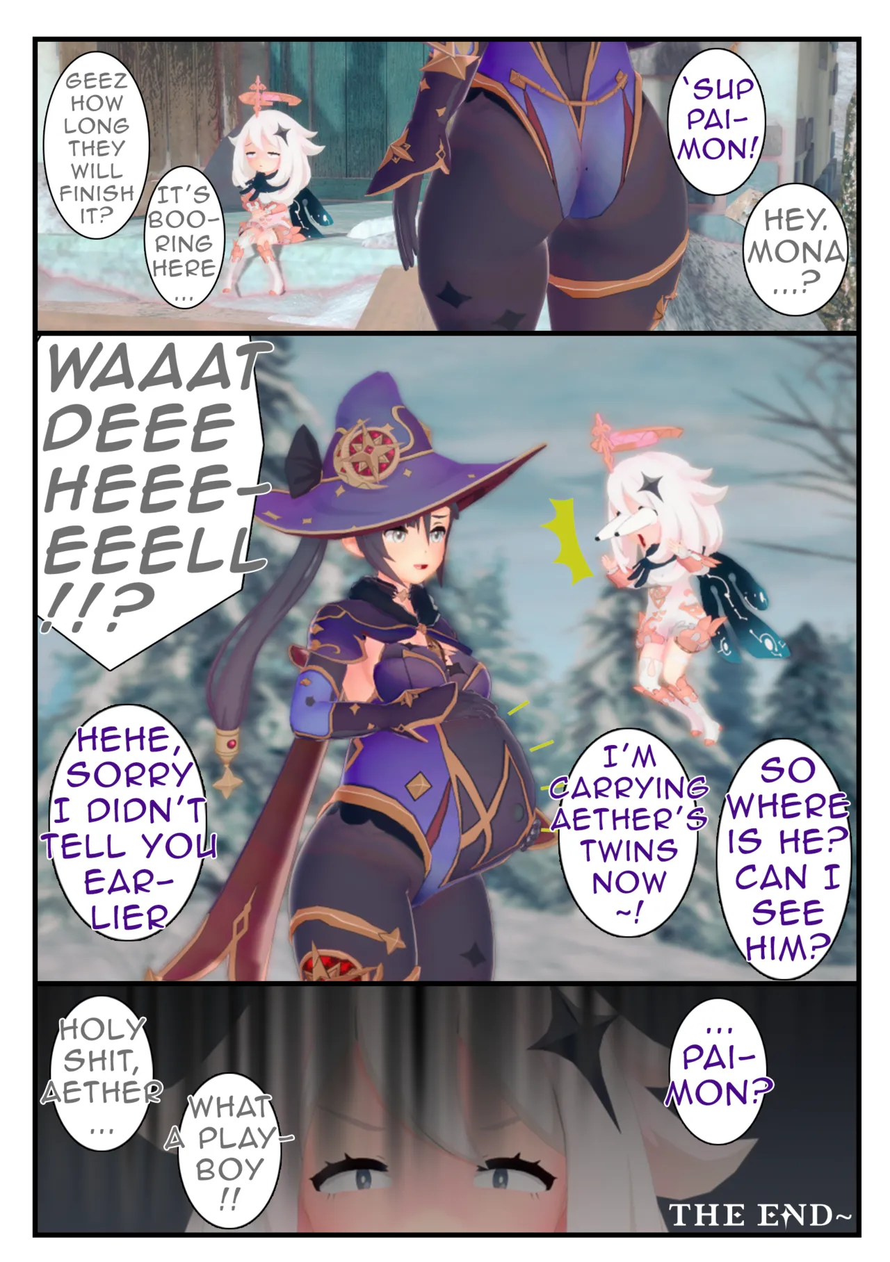 Ninshin Impact: Eula porn comic picture 18