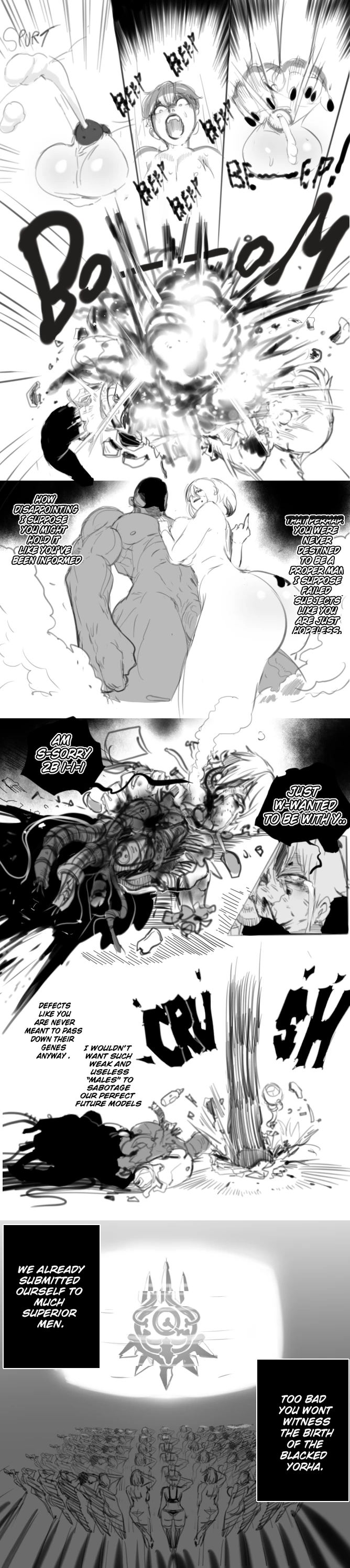 NNN 2B and 9S porn comic picture 33