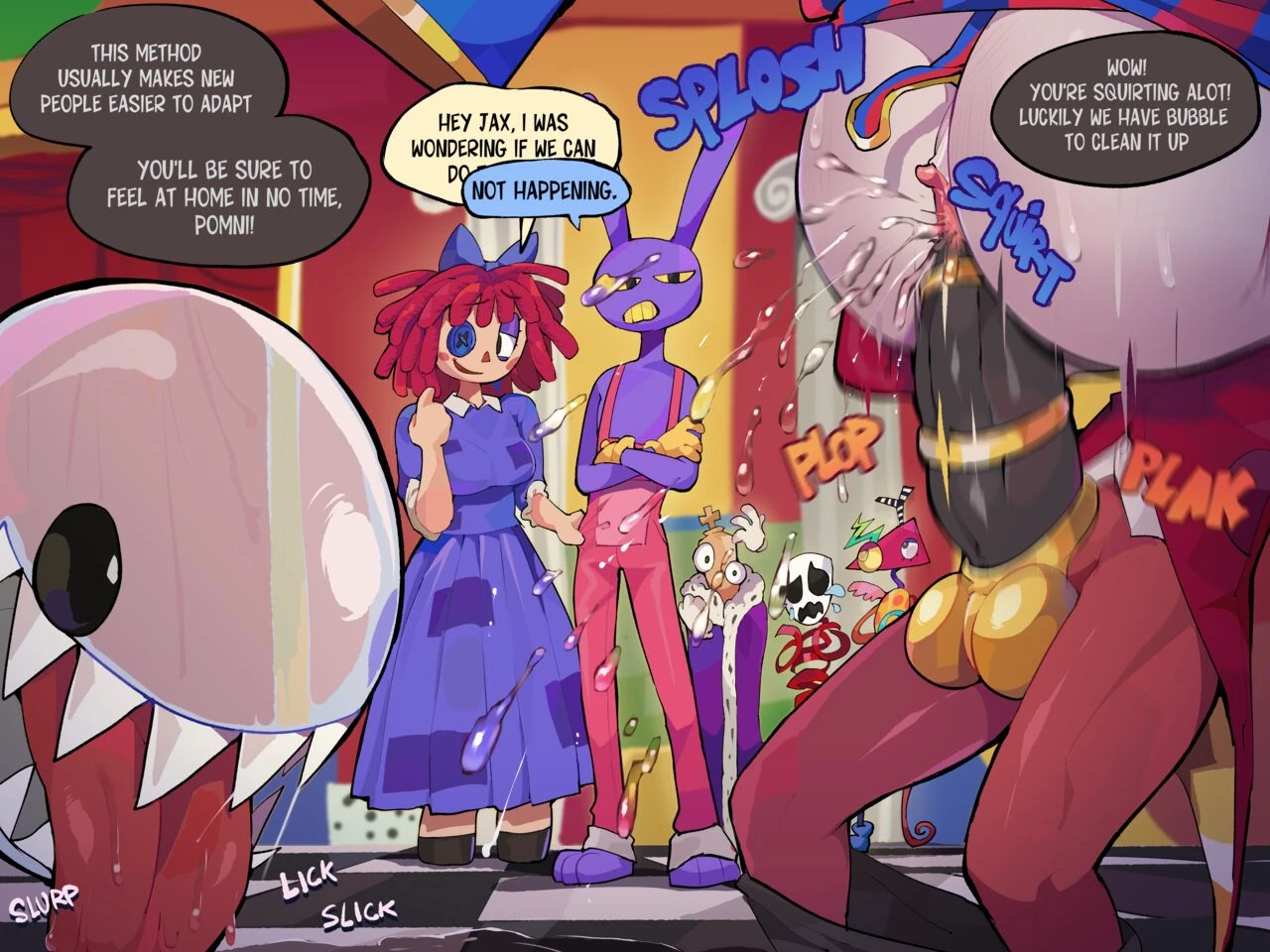 Not Happening porn comic picture 1