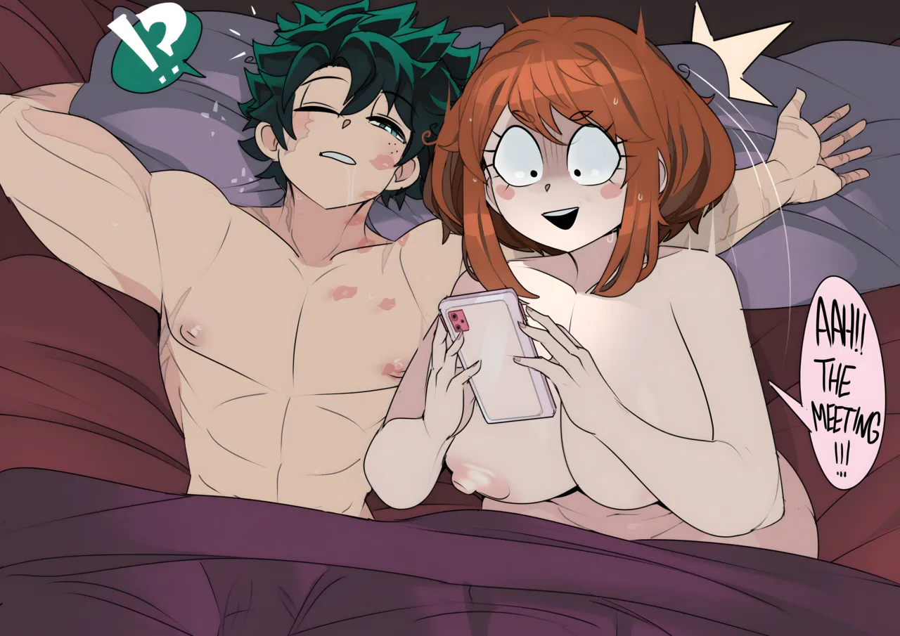 Ochako Uraraka & Izuku Midoriya porn comic picture 4