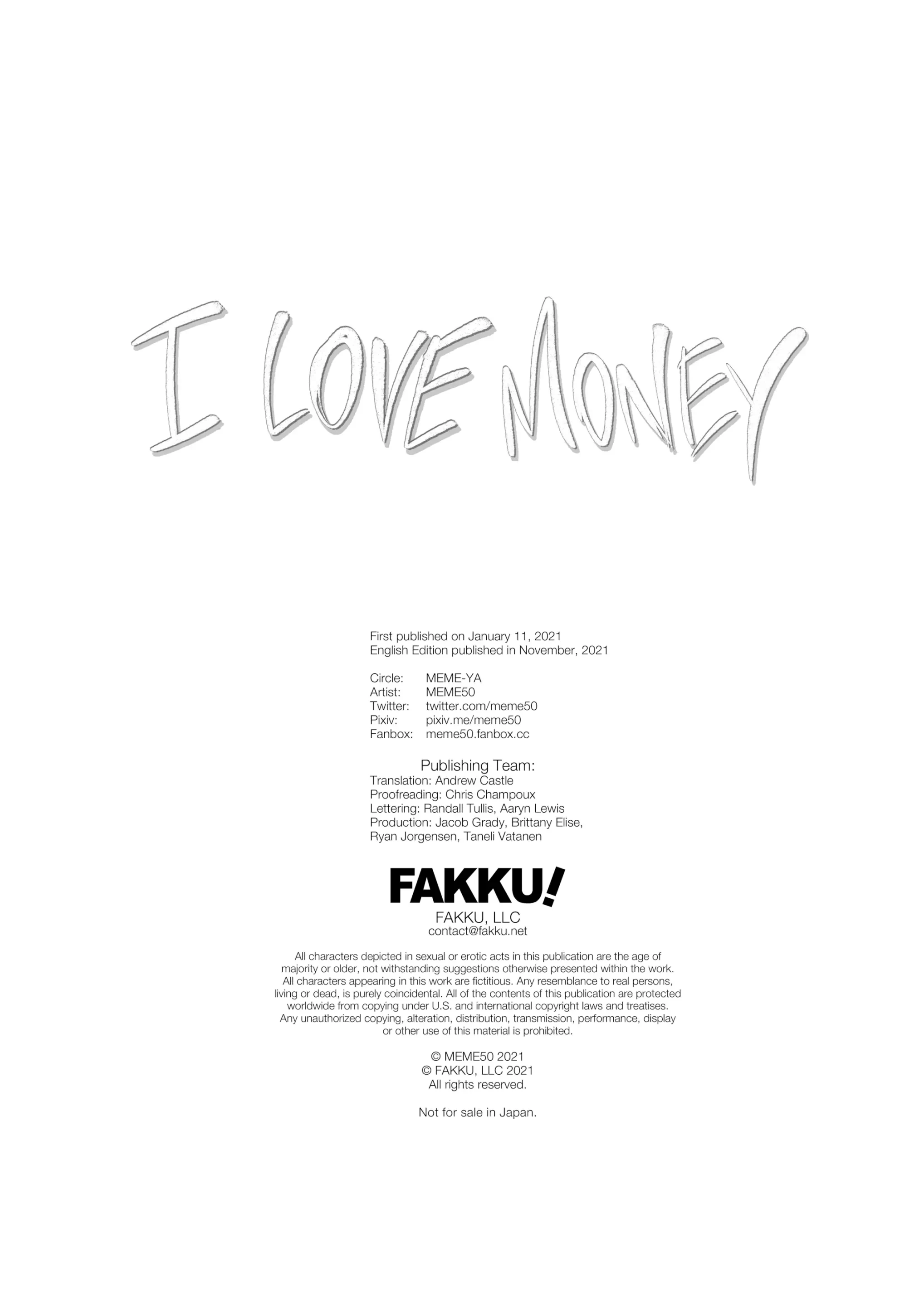 Okane Daisuki 1 | I Love Money 1 porn comic picture 37