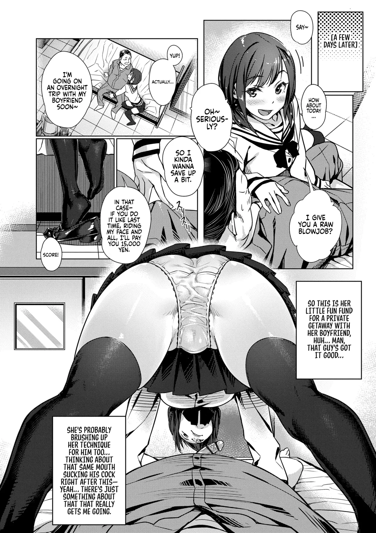 On-Campus Compensated Anal | Kounai Enkou porn comic picture 6