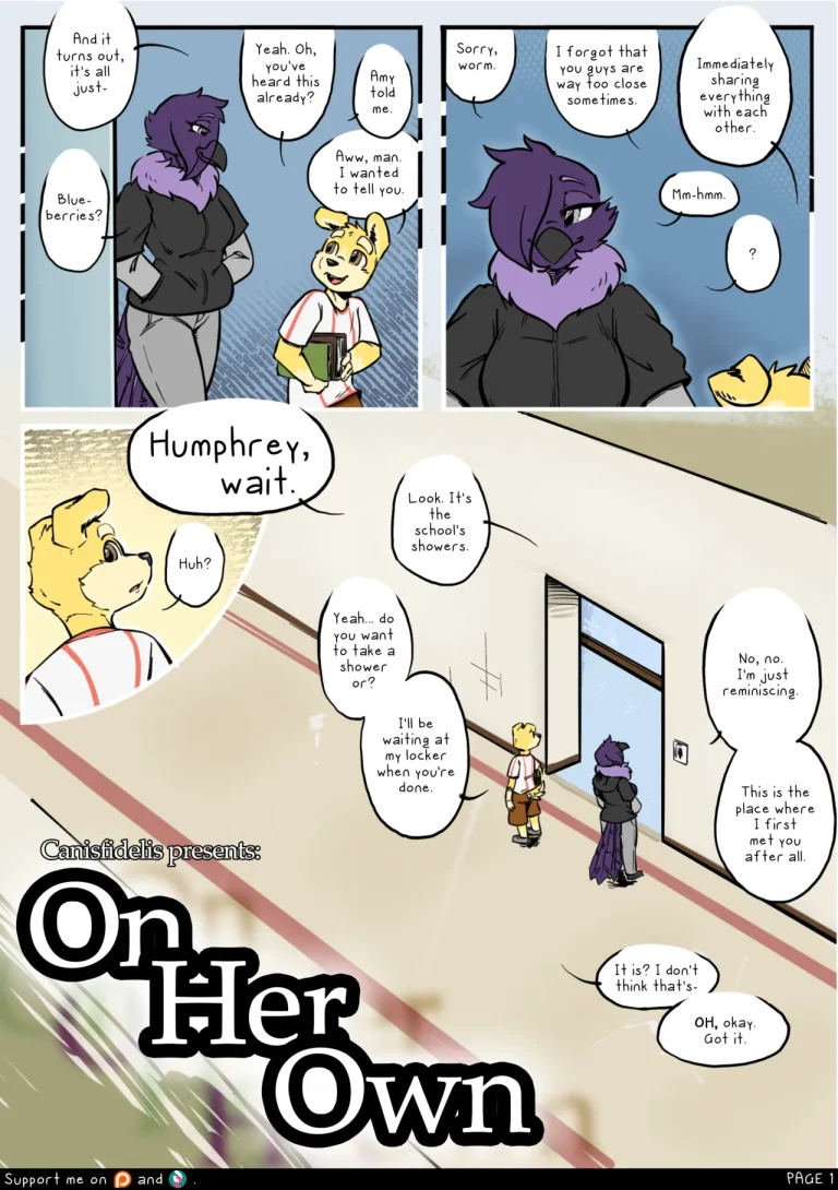 On Her Own porn comic picture 1