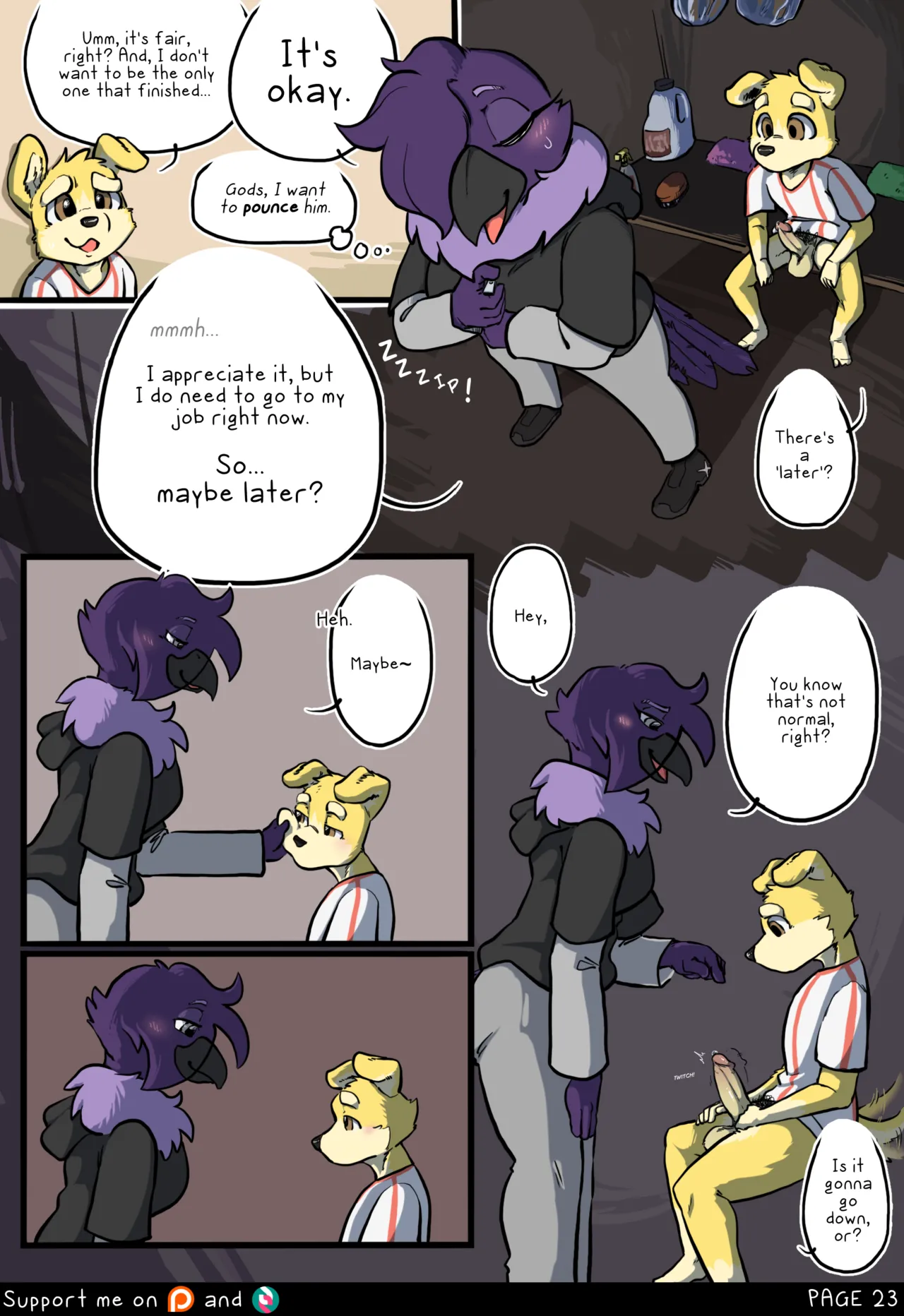On Her Own porn comic picture 23
