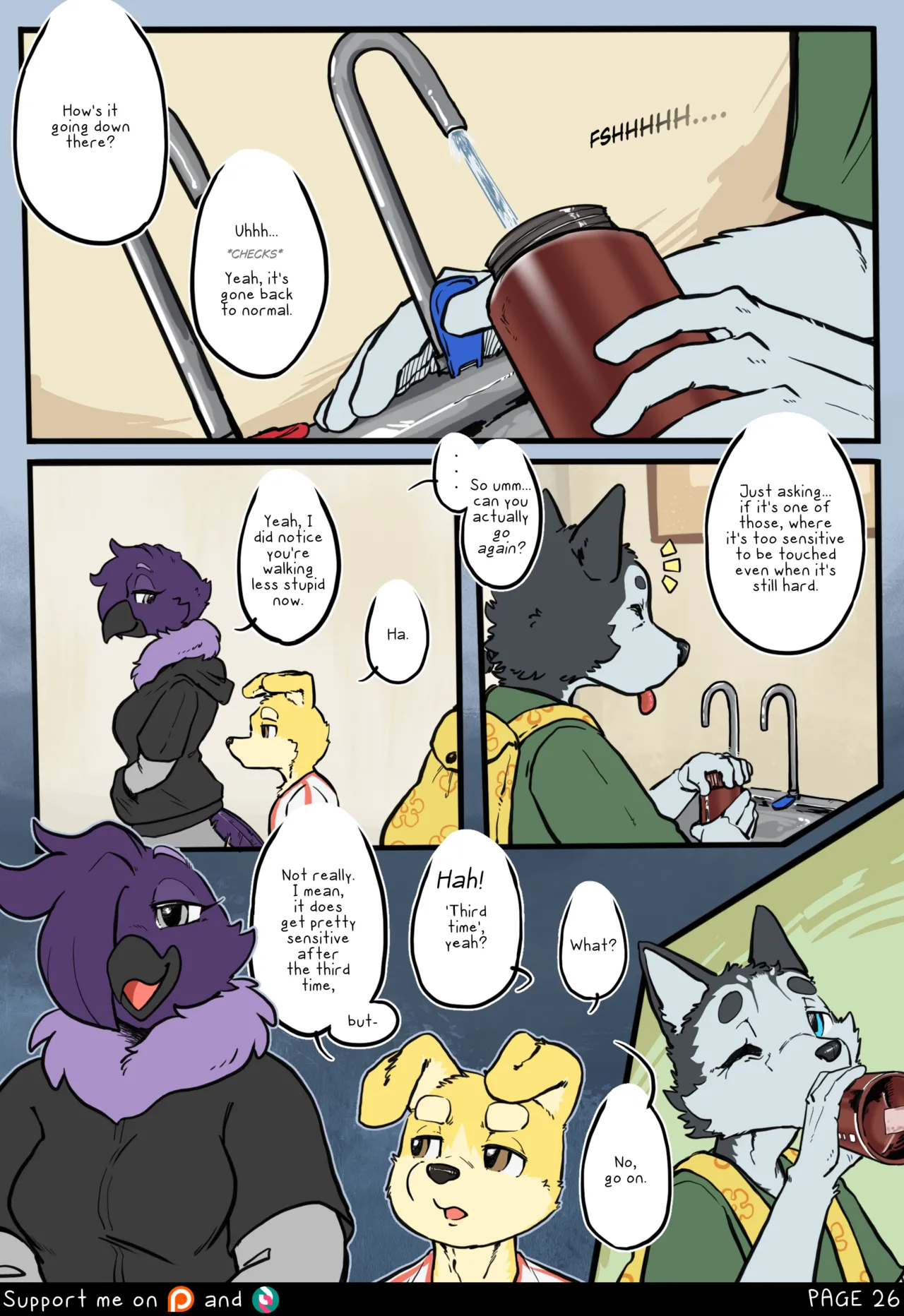 On Her Own porn comic picture 26