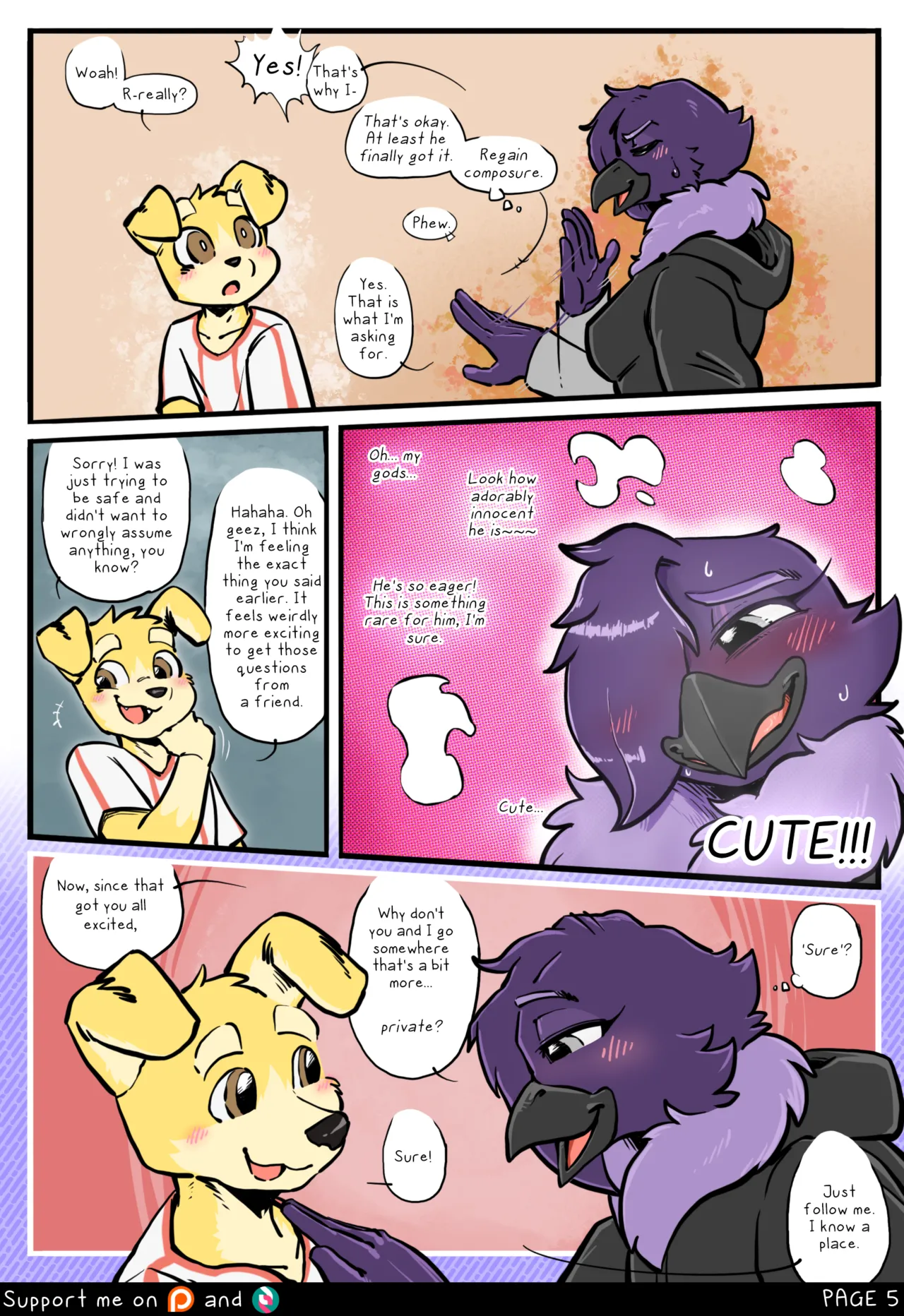 On Her Own porn comic picture 5