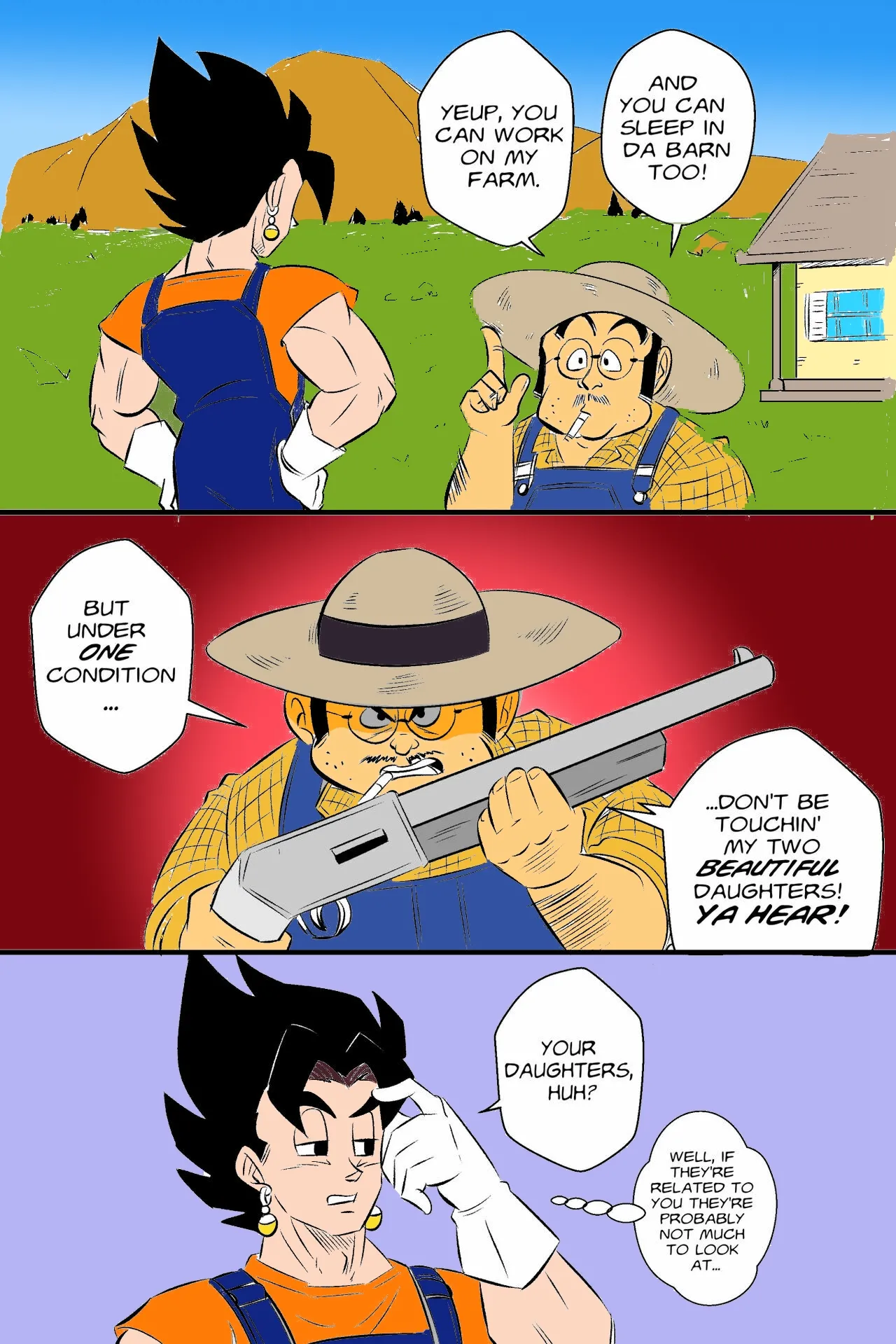 On the farm porn comic picture 1
