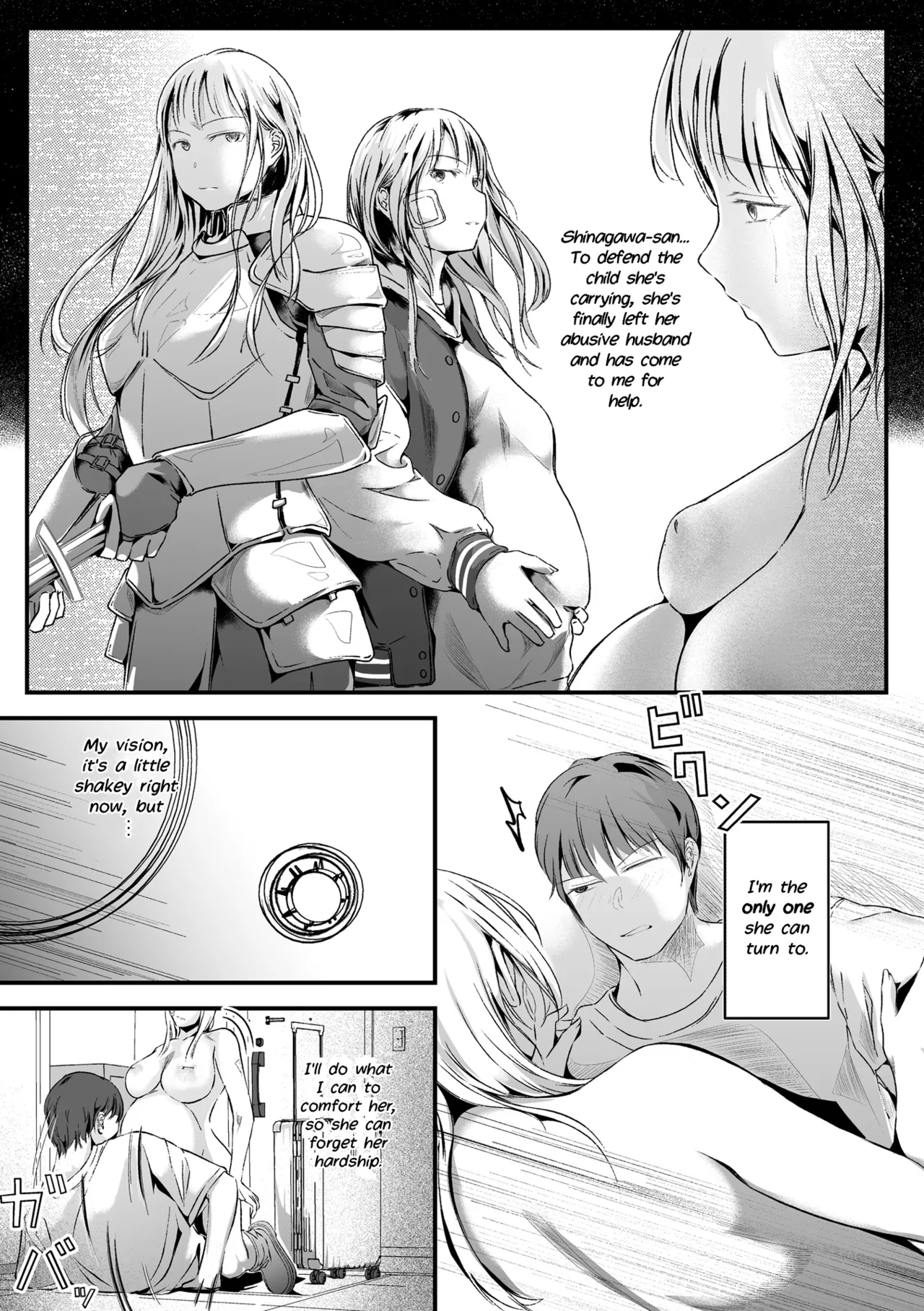 One Night with a Full Term Pregnant Wife -Misunderstanding and Regret- | Ringetsu Hitozuma to Ichiya -Gokai to Koukai- porn comic picture 17