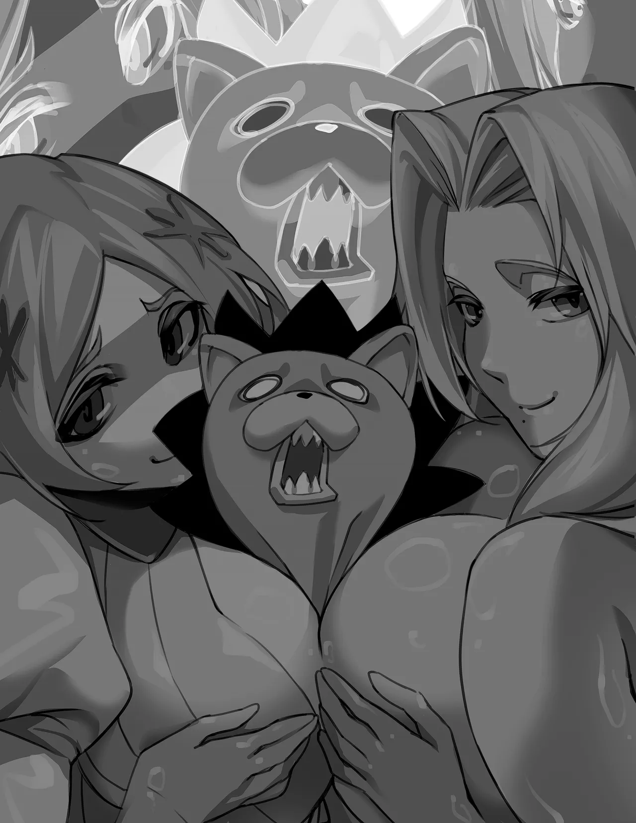 Orihime x Ran x Kon porn comic picture 25