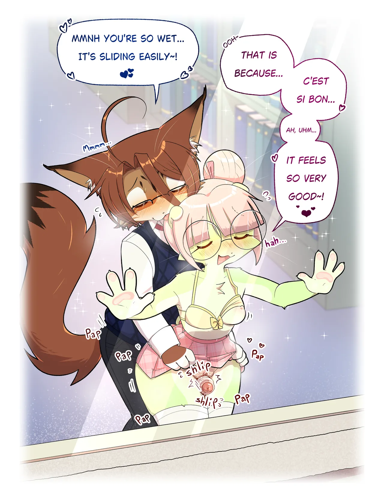 Orito and Minette: Visit the Library porn comic picture 18
