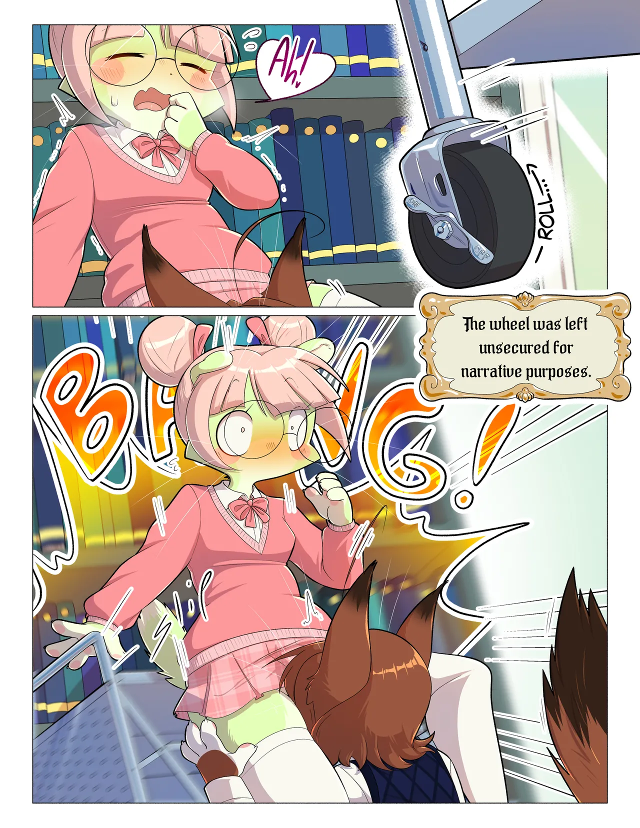 Orito and Minette: Visit the Library porn comic picture 6