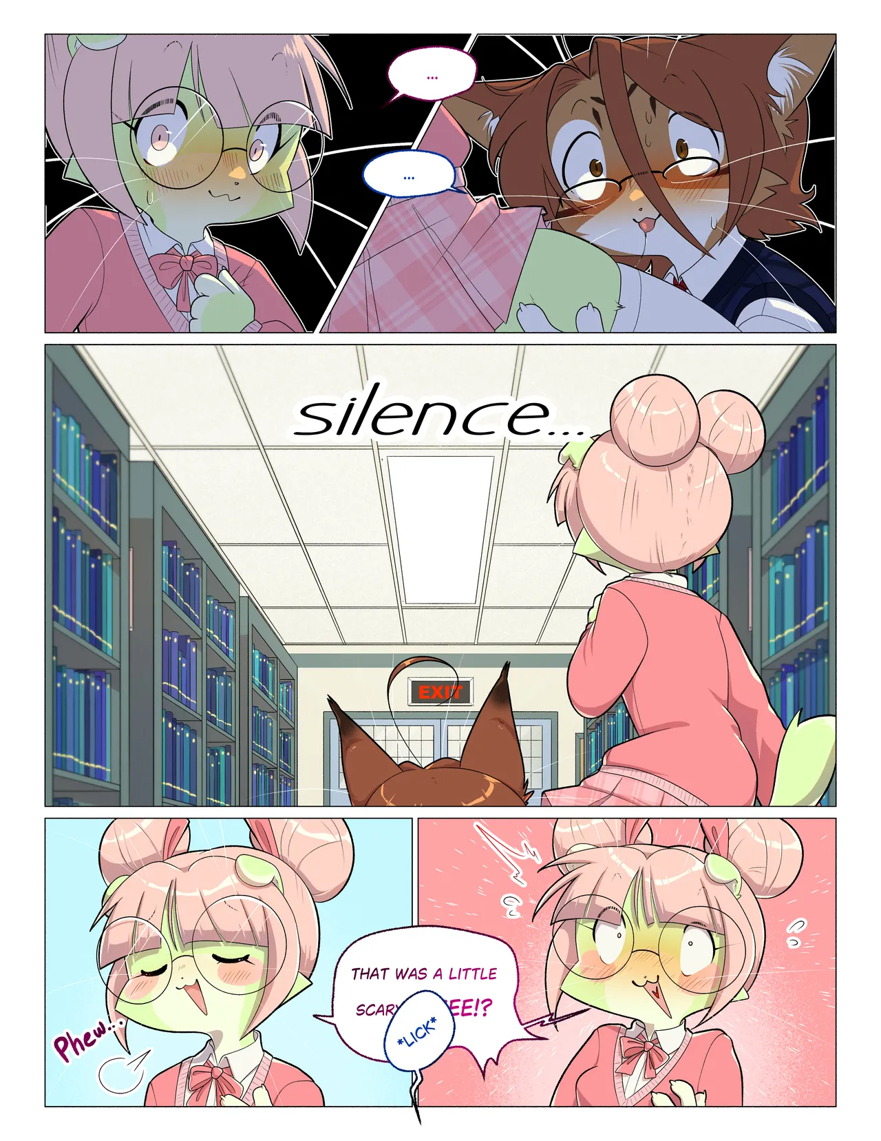 Orito and Minette: Visit the Library porn comic picture 7