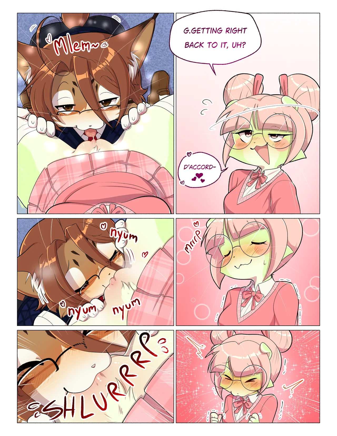 Orito and Minette: Visit the Library porn comic picture 8