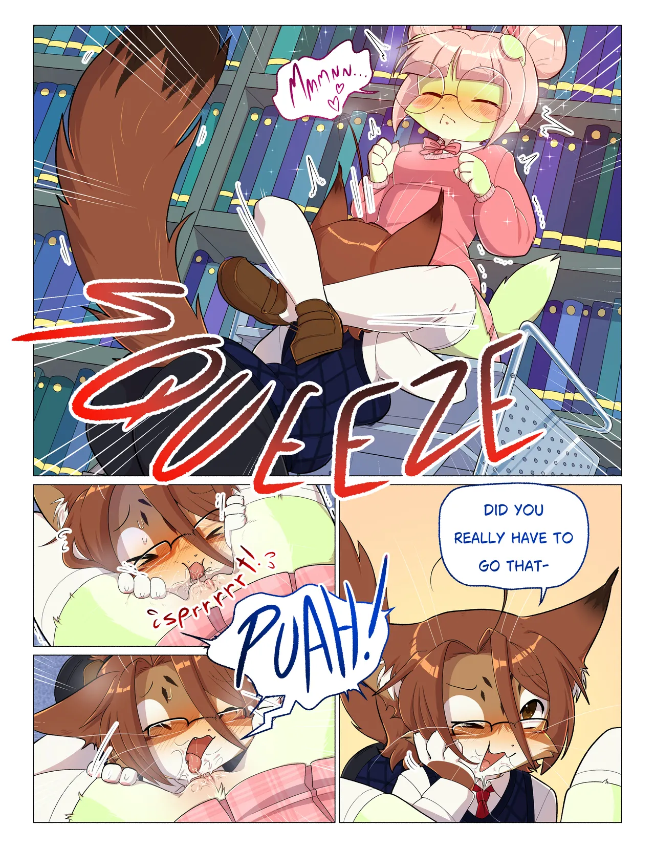 Orito and Minette: Visit the Library porn comic picture 9