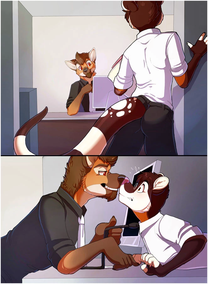 Paper Pushing porn comic picture 1