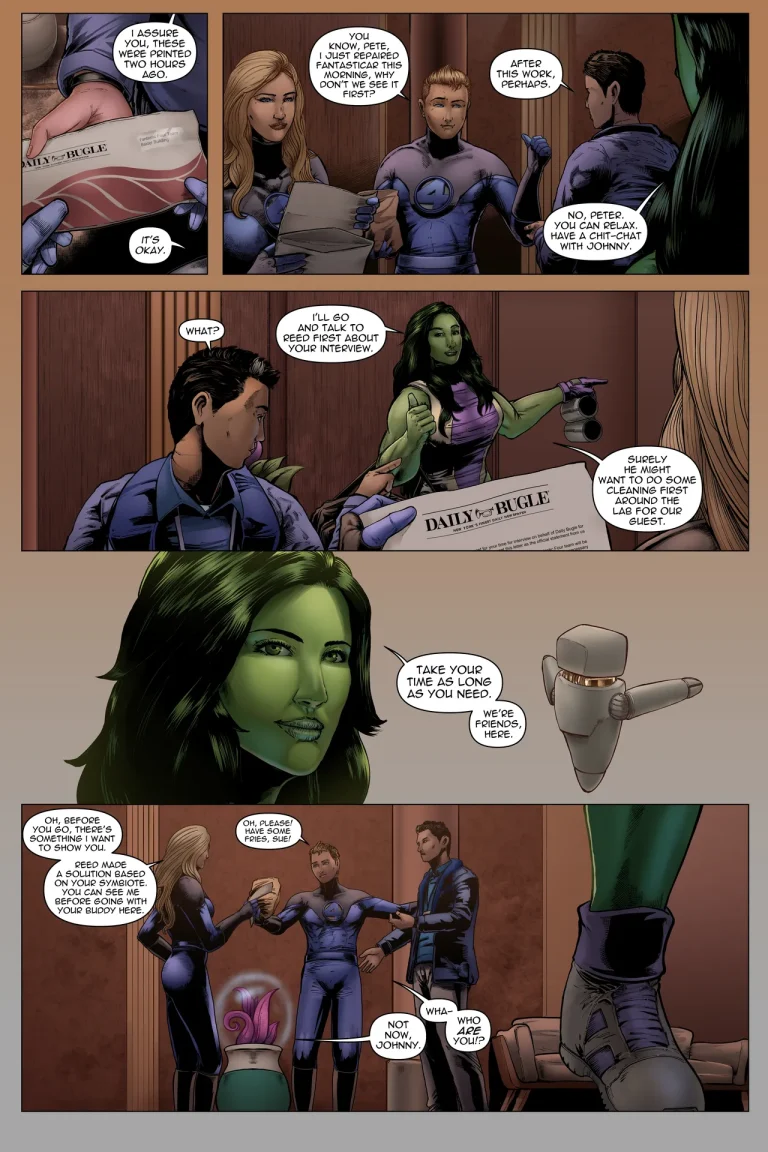 Parker's True Colors 3 - Green porn comic picture 10