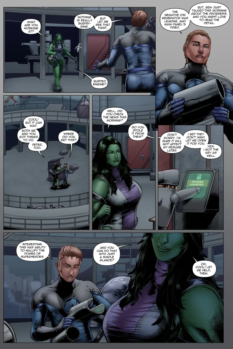 Parker's True Colors 3 - Green porn comic picture 13