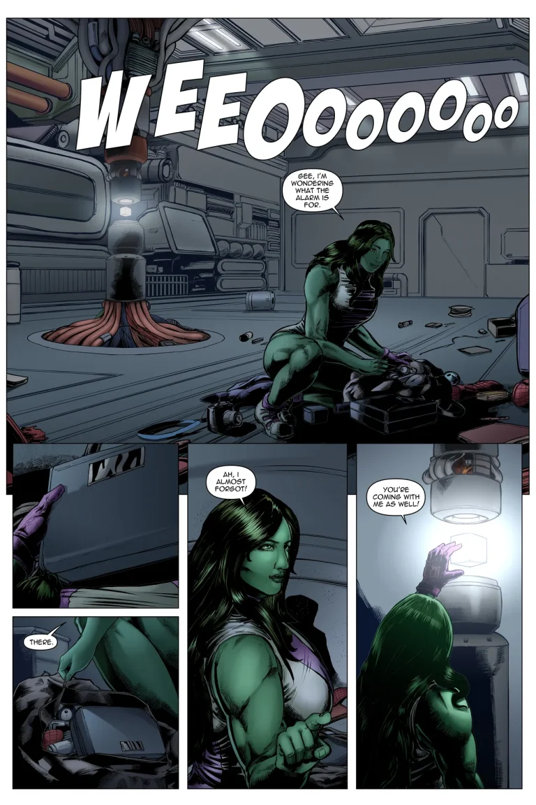 Parker's True Colors 3 - Green porn comic picture 15