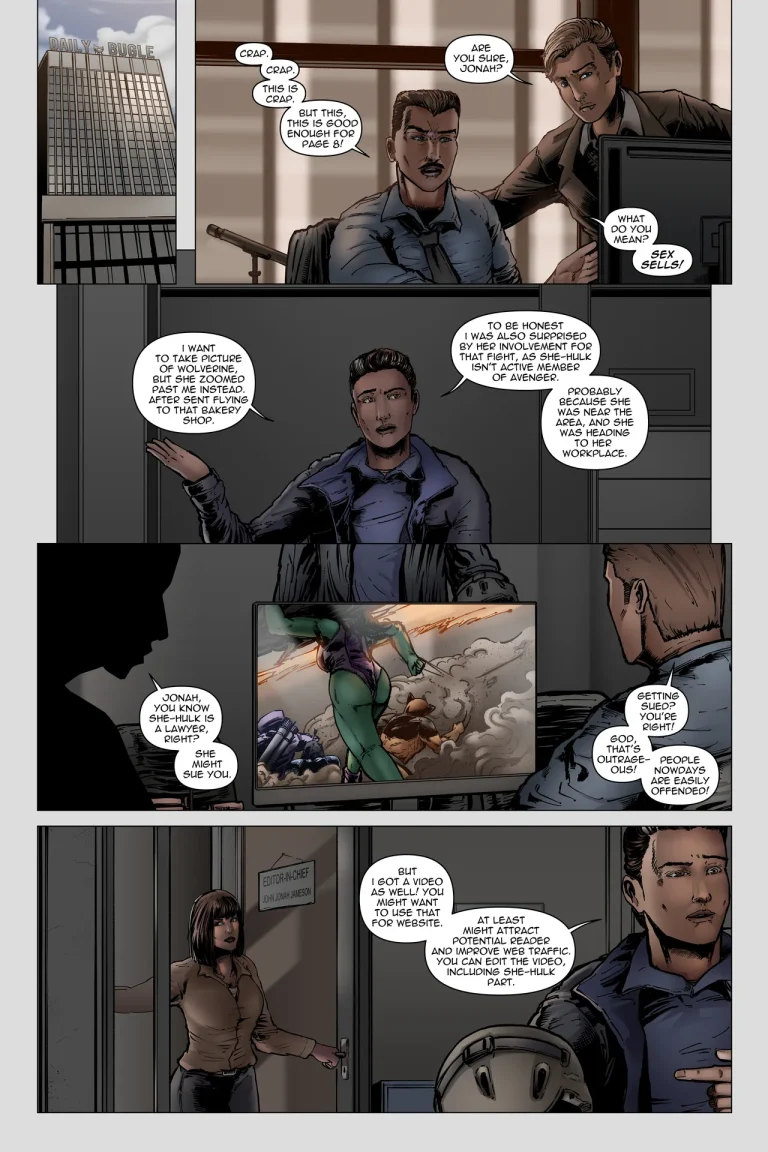 Parker's True Colors 3 - Green porn comic picture 5