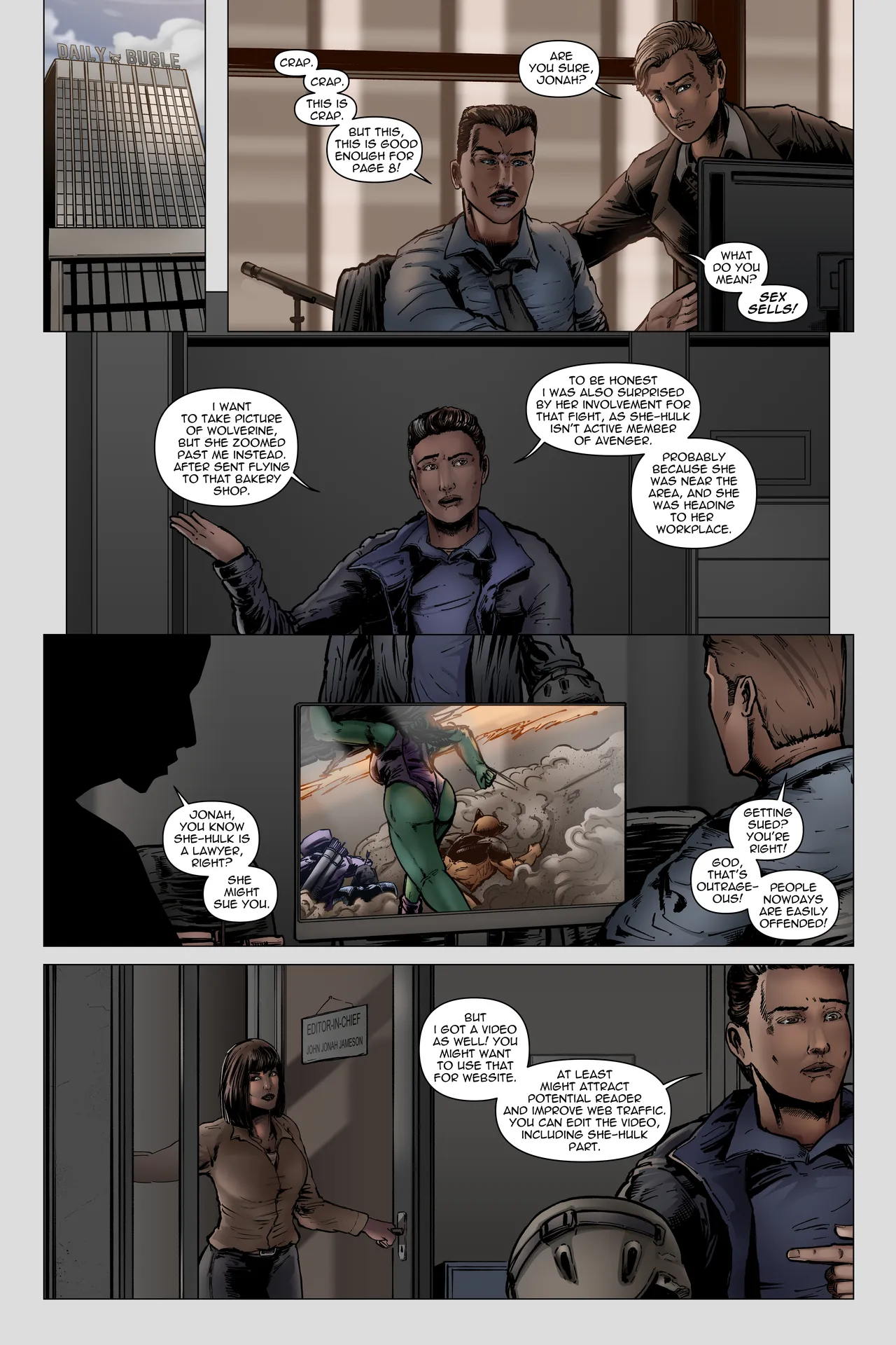 Parker's True Colors 3 - Green porn comic picture 5