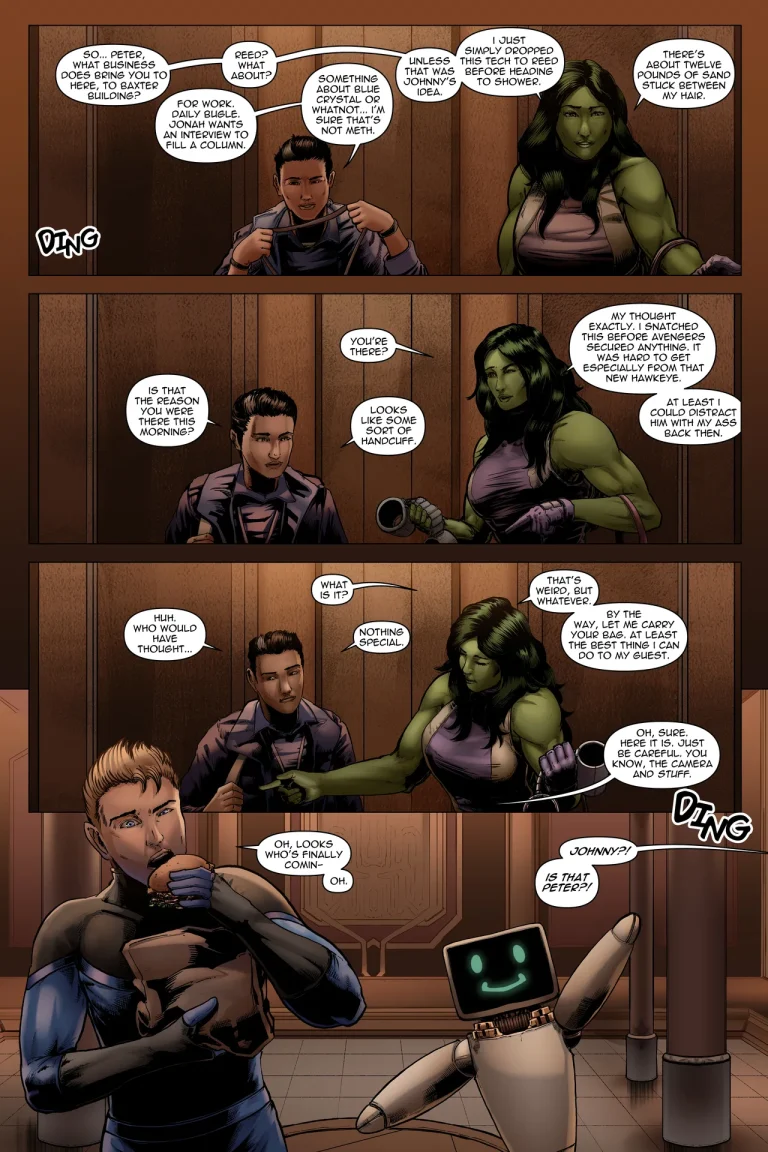 Parker's True Colors 3 - Green porn comic picture 8