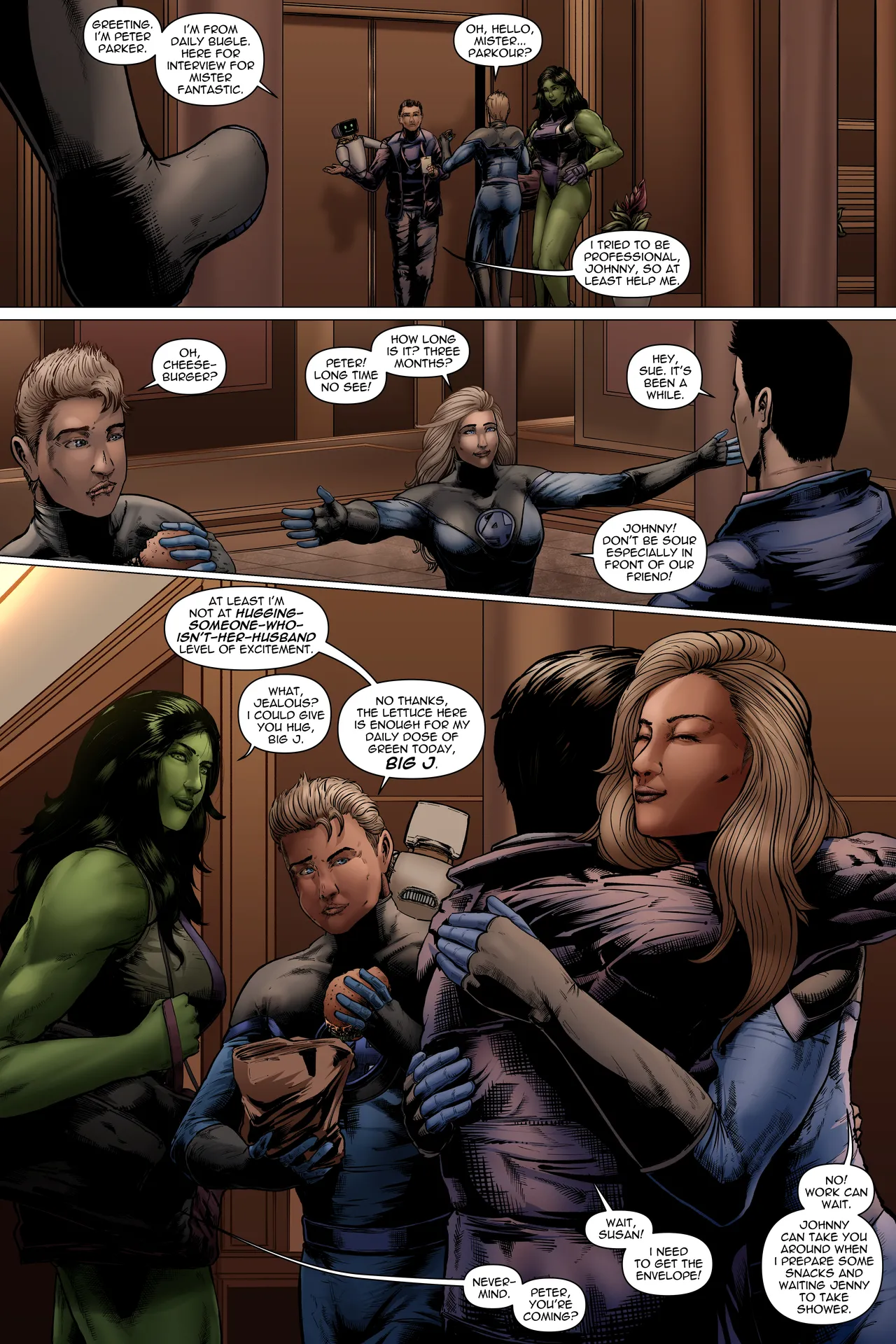 Parker's True Colors 3 - Green porn comic picture 9