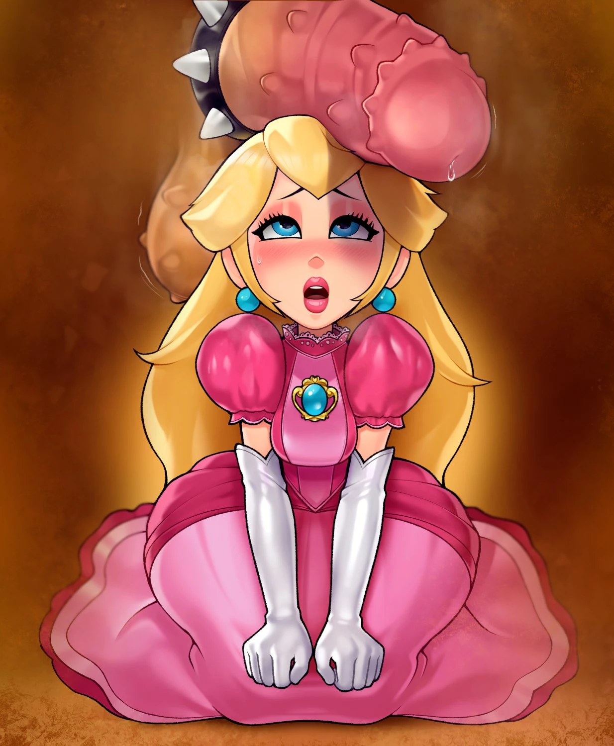 Peach and Rosa porn comic picture 2