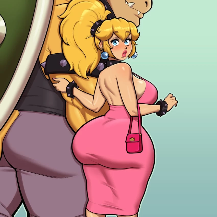 Peach n Pauline porn comic picture 7