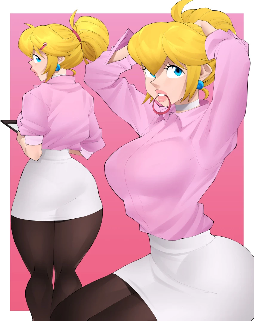 Peach power porn comic picture 5