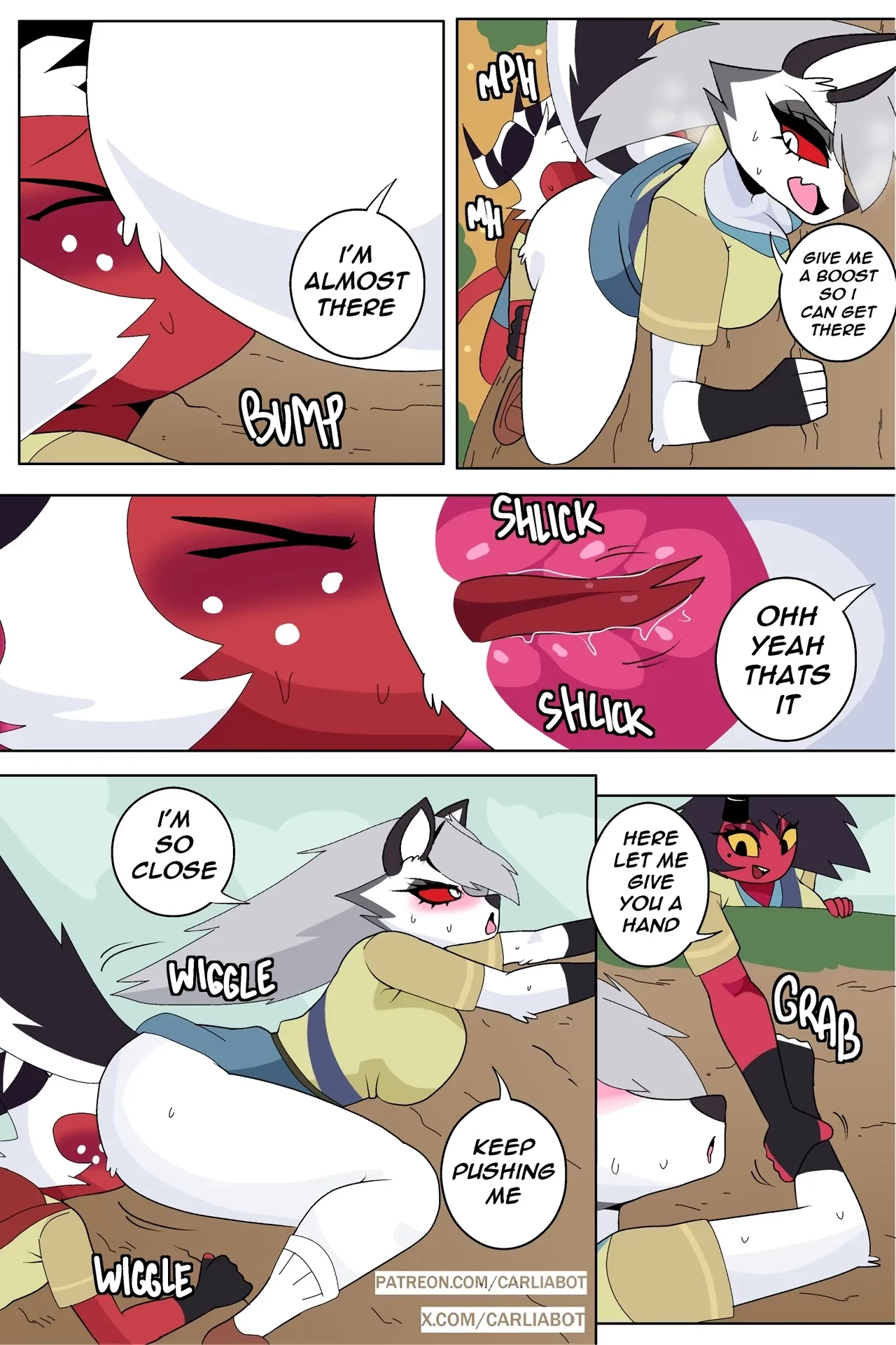 Peak with Loona, Millie and Moxxie porn comic picture 2