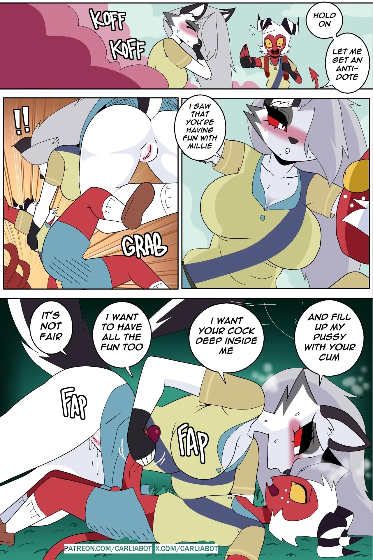 Peak with Loona, Millie and Moxxie porn comic picture 4