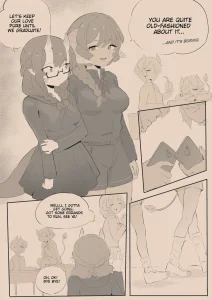 Perverted futanari secretly pushed her virgin girlfriend into 'compensated dating' and got her addicted to it! porn comic picture 1