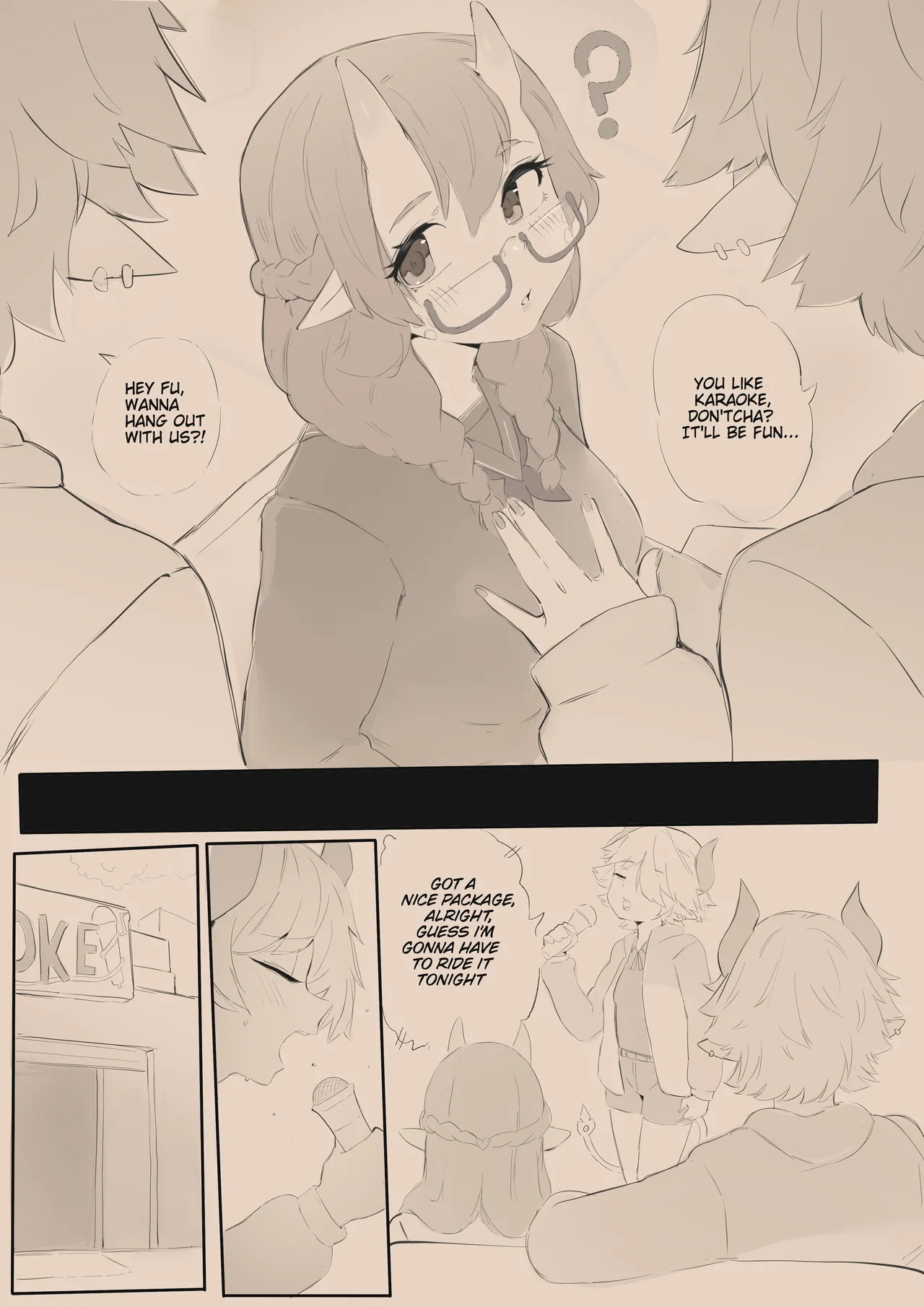Perverted futanari secretly pushed her virgin girlfriend into 'compensated dating' and got her addicted to it! porn comic picture 2