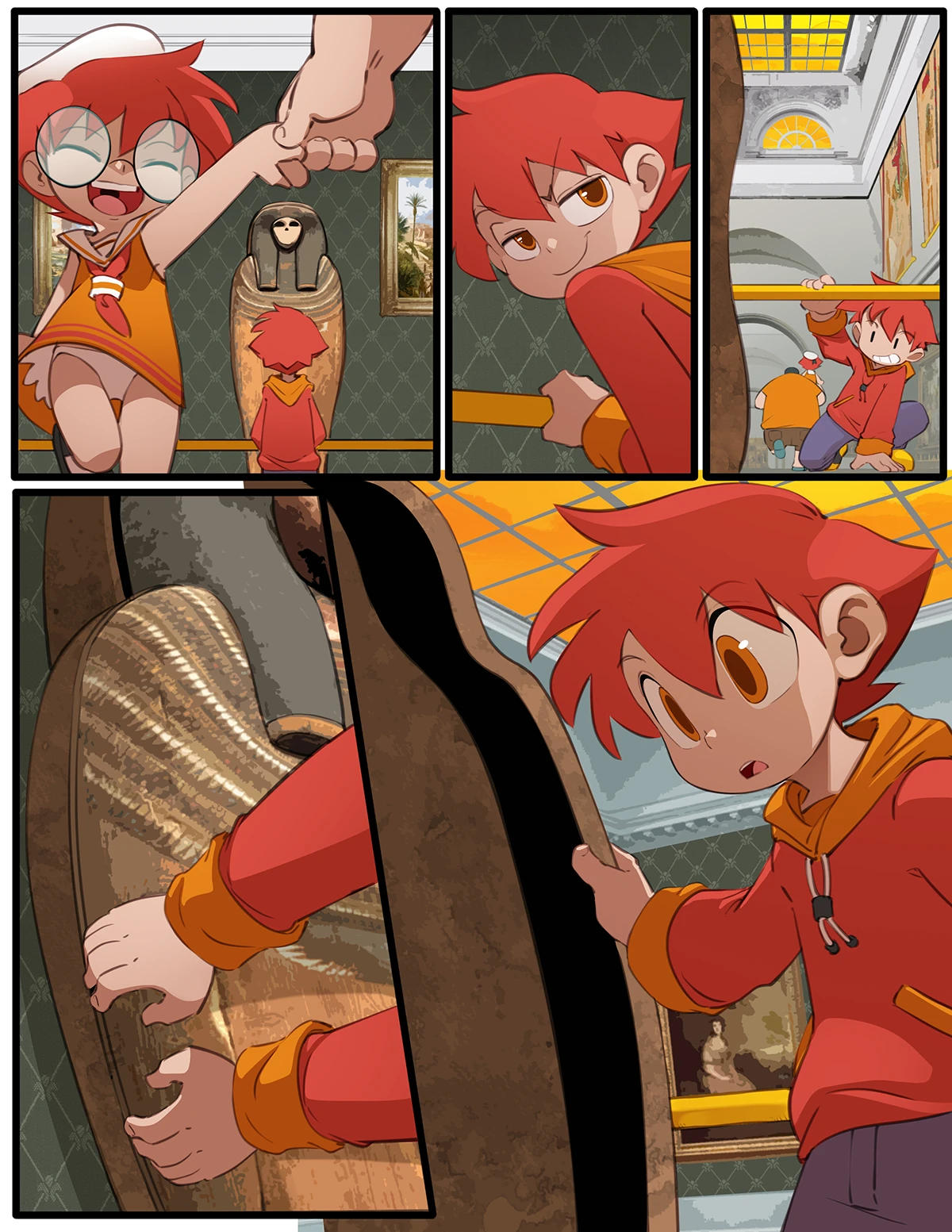 Pharaoh Girl porn comic picture 2
