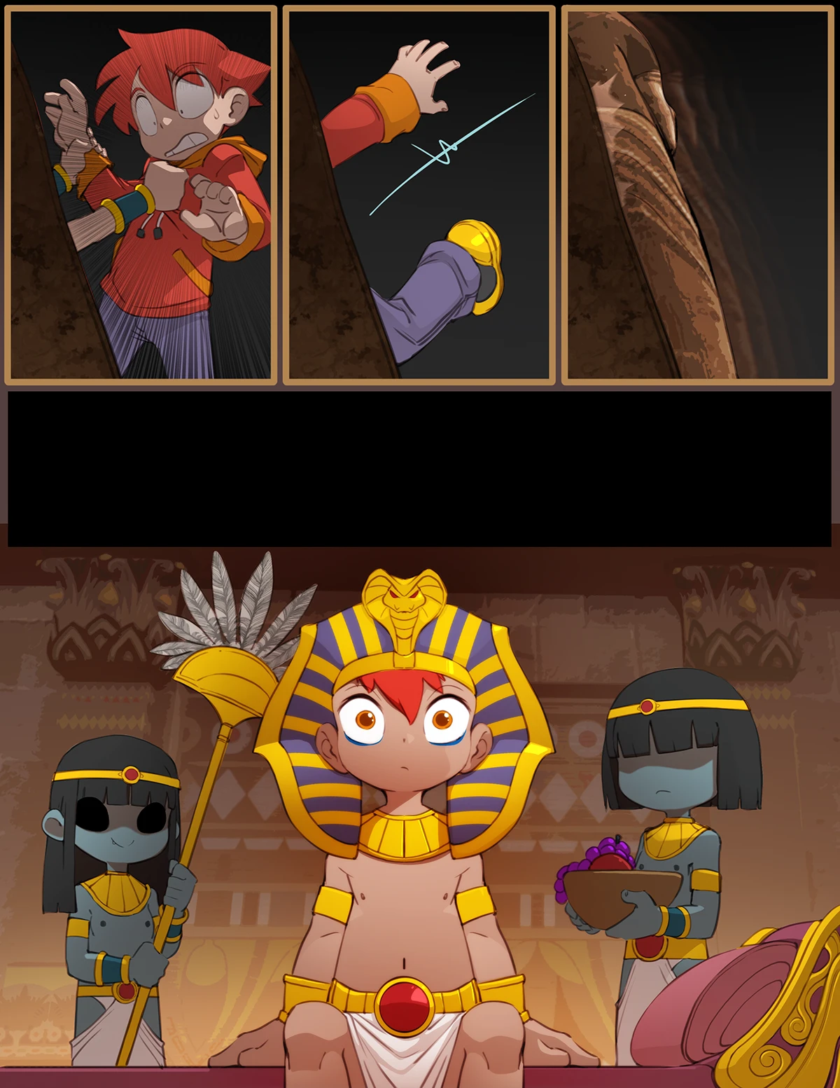 Pharaoh Girl porn comic picture 4
