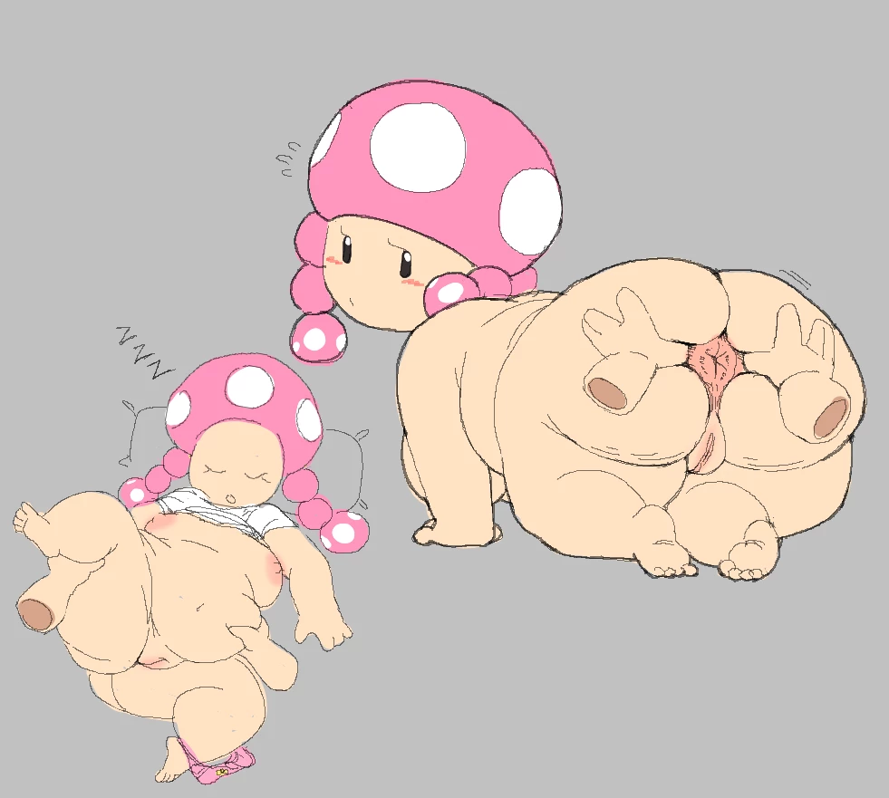 Pink Mushroom porn comic picture 4