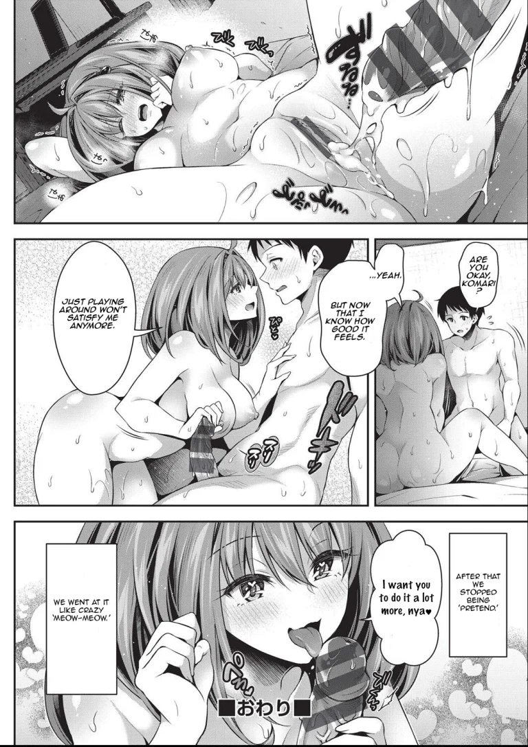 Playing Meow-Meow | Nyan Nyan Gokko porn comic picture 26