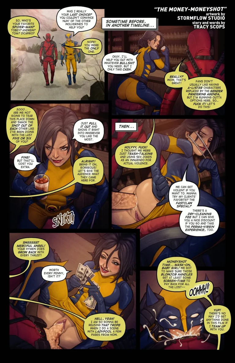 Poolverines porn comic picture 4
