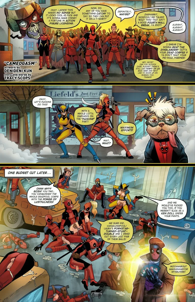 Poolverines porn comic picture 5