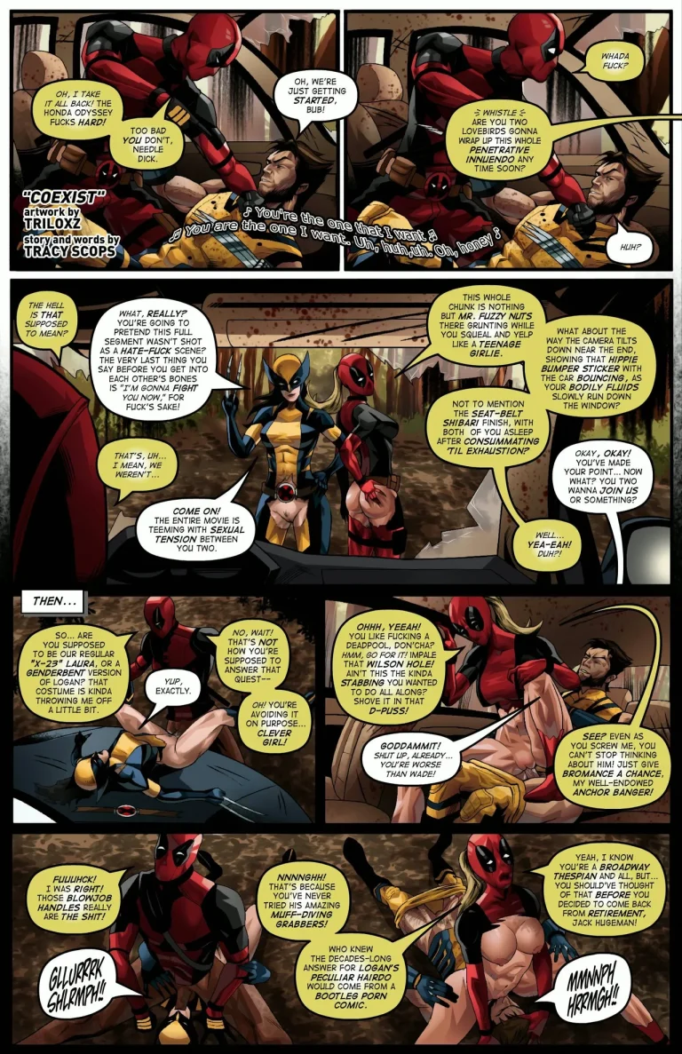 Poolverines porn comic picture 9