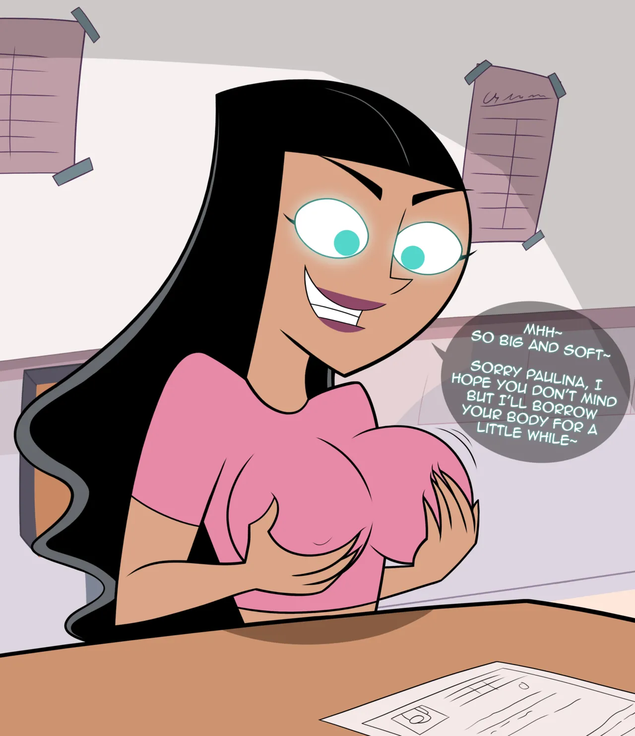 Possesed Paulina porn comic picture 11