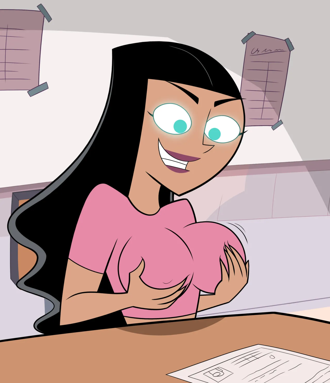 Possesed Paulina porn comic picture 26