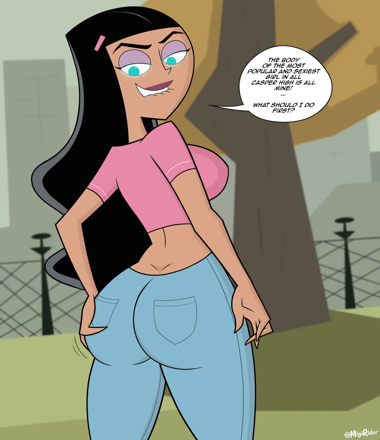 Possesed Paulina porn comic picture 3
