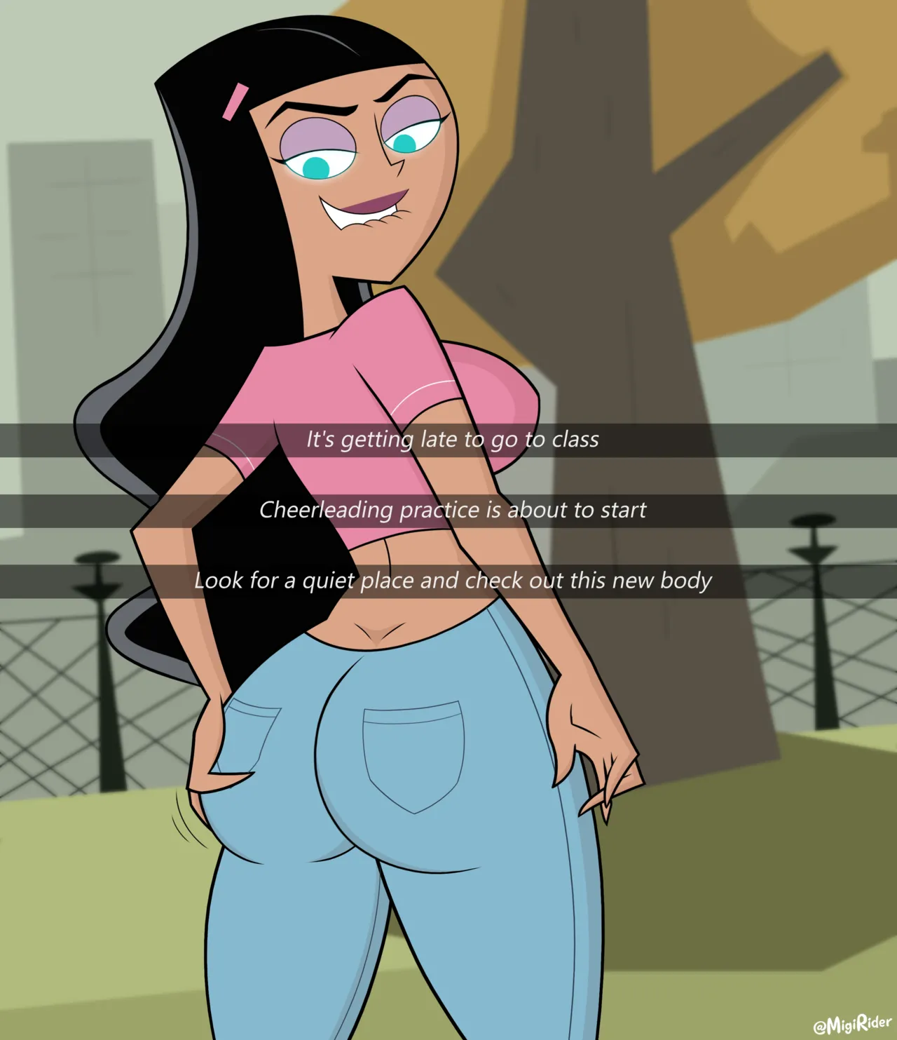 Possesed Paulina porn comic picture 4