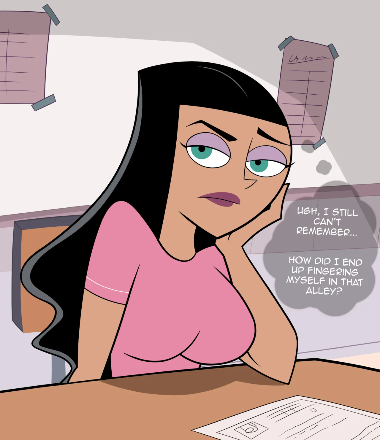 Possesed Paulina porn comic picture 9