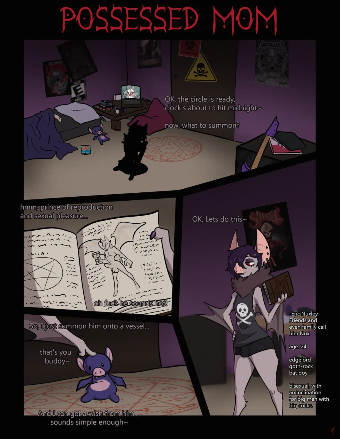 Possessed Mom porn comic picture 1
