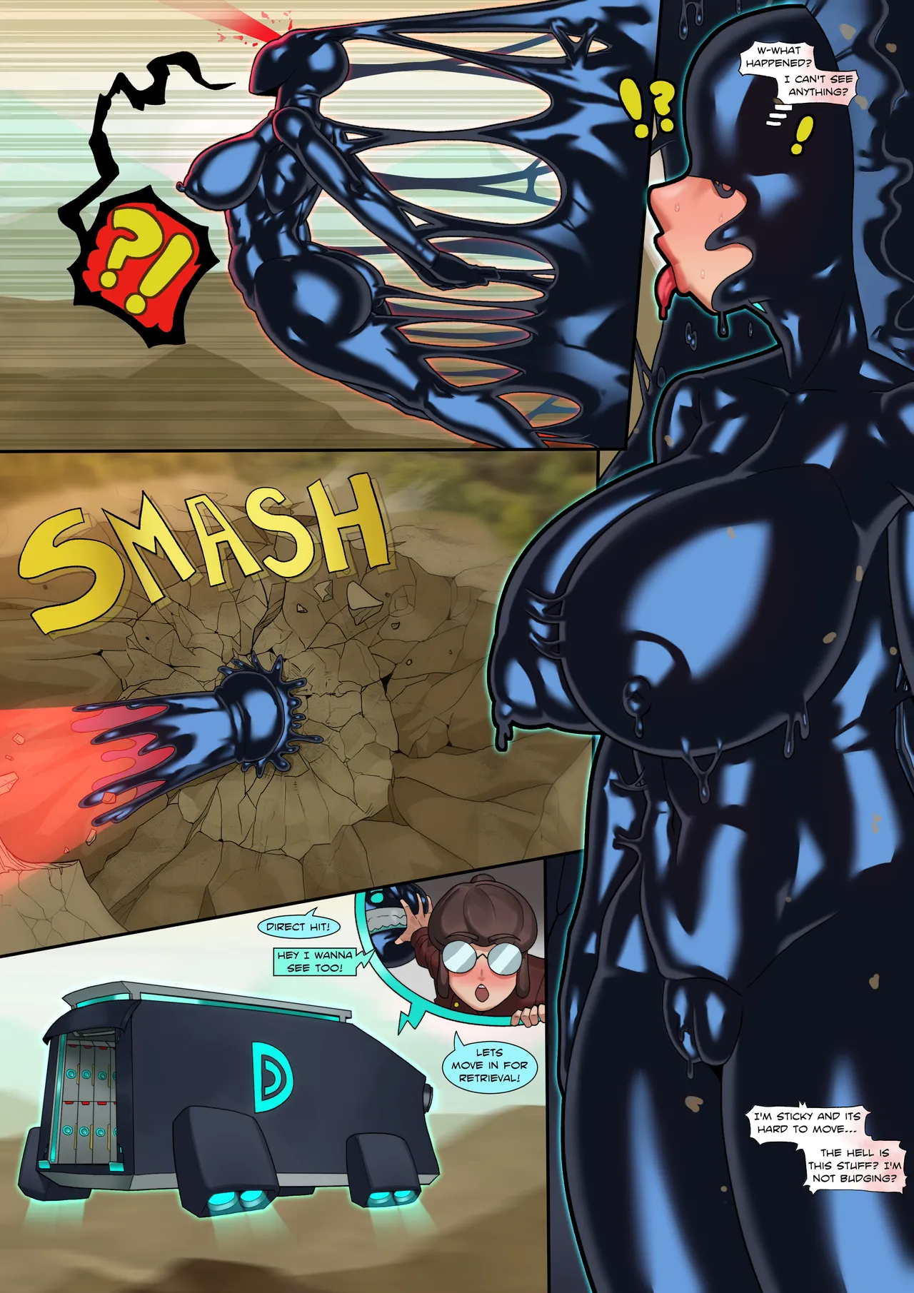 Powergirl and Supergirl Droned porn comic picture 10