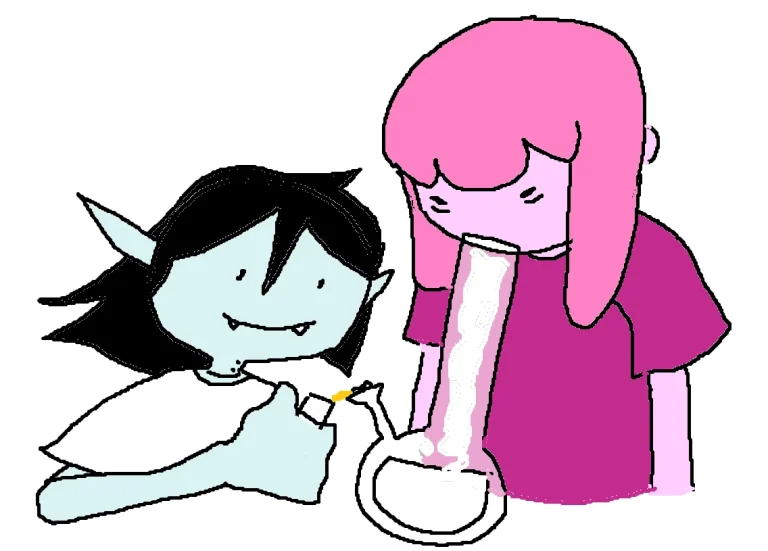 Princess Bubblegum and Marceline porn comic picture 25