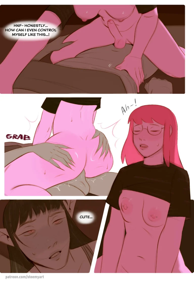 Princess Bubblegum and Marceline porn comic picture 46