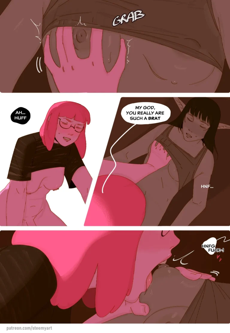 Princess Bubblegum and Marceline porn comic picture 47